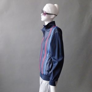 1970s Finn Flare Nylon Track Jacket Unisex sz M